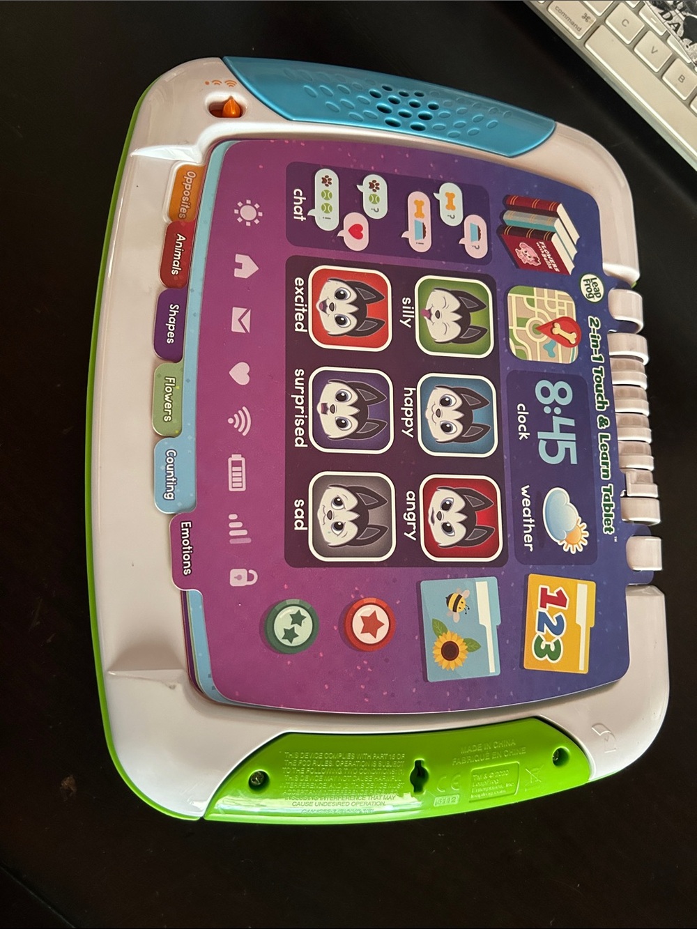 Educational Touch & Learn Activity Tablet - Purple & Blue